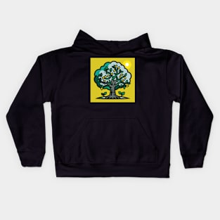 Graphic Tree Shirt Kids Hoodie